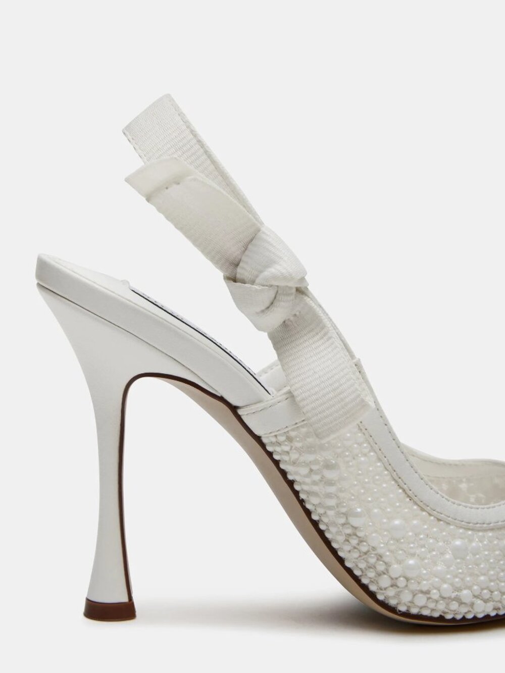 Steve Madden Bri White Lace Pearl - Picture 2 of 5